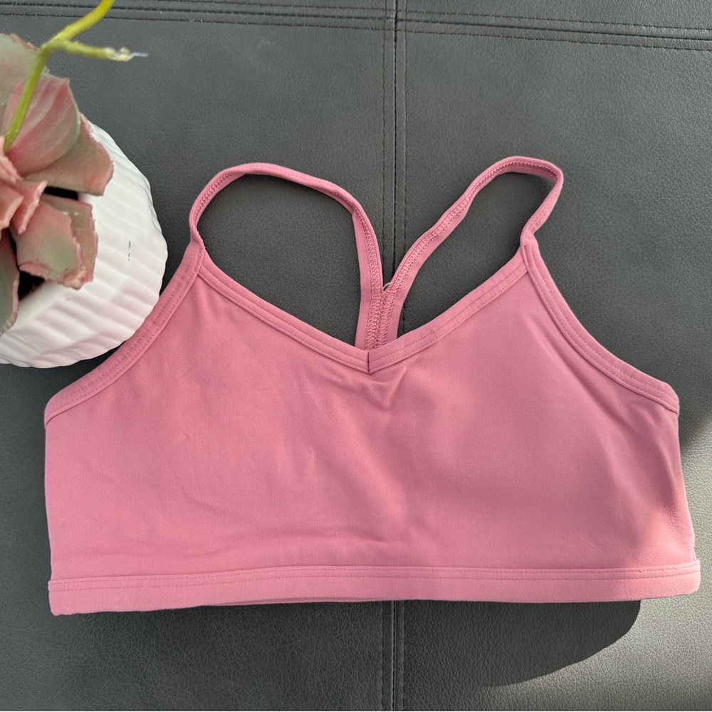 Athleta Girl size 12 pink sport bra